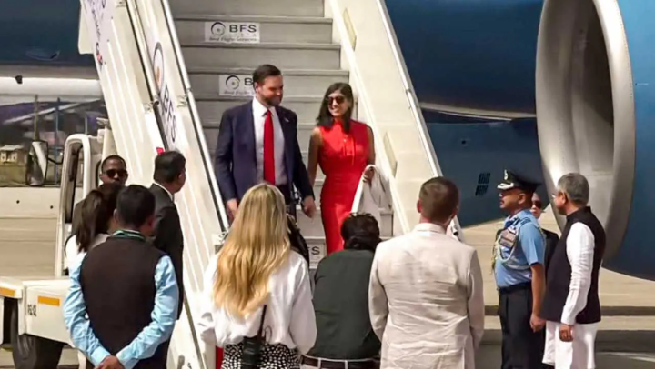 JD Vance Lands in India Amid U.S. Tariff Talks: Trade & Defence Top Modi Meeting Agenda