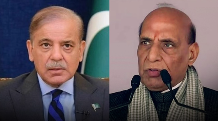After Rajnath Singh’s Warning, Shehbaz Sharif Calls for India-Pakistan Dialogue on Kashmir