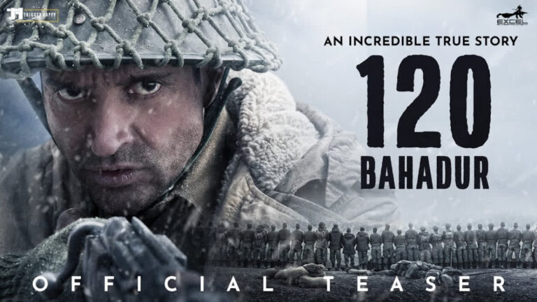 Farhan Akhtar Drops Intense Teaser of War Drama 120 Bahadur