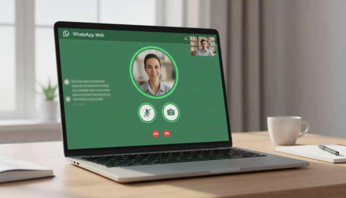 WhatsApp Web now supports native voice and video calling, allowing users to place encrypted calls directly from their browser without installing the desktop app. (Image: AI Generated)