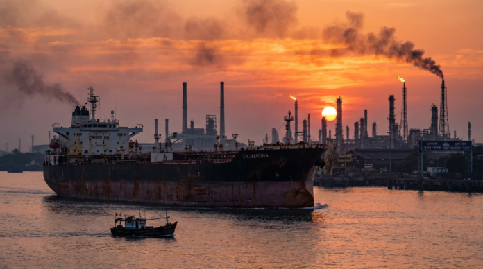 India turns to Russian crude shipments as disruptions in the Strait of Hormuz threaten global energy supply routes. (Image: AI Generated)